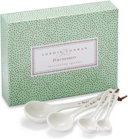 img 3 attached to 🥄 Portmeirion Sophie Conran White 4-Piece Measuring Spoon Set