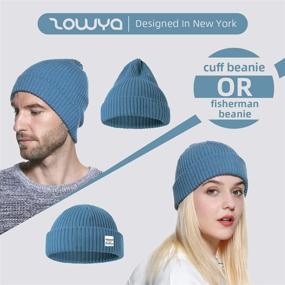 img 3 attached to 🧢 Zowya Unisex Fisherman Beanie Hat or Classic Cuff Knit Beanie for Men and Women