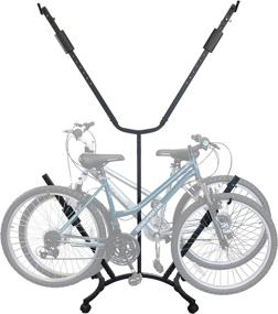 img 1 attached to 🚴 Mobile Storage Stand for Home, Garage, & Office: Let's Go Aero V-Tree-4 Four Bike Stand (Model B00284)