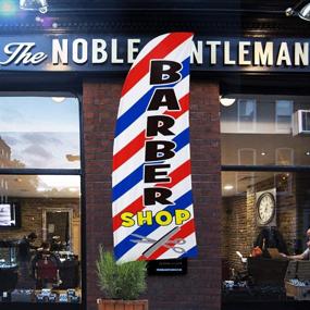 img 4 attached to Attention-Grabbing QSUM Swooper Barbershop Feather Advertising: Boost Your Salon's Visibility!