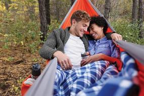 img 1 attached to Coghlans Double Parachute Hammock Orange