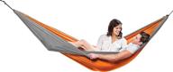 coghlans double parachute hammock orange logo