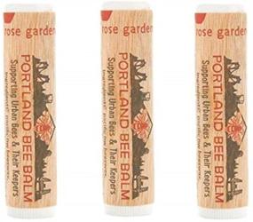 img 4 attached to 🌹 Discover the Soothing Power of Portland Bee Balm! All Natural Lip Balm, Rose Garden 3 Tube Pack