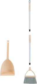 img 2 attached to 🧹 Xifando Mini Broom with Dustpan: A Pinkish Little Housekeeping Helper Set for Kids (Extended Sized)