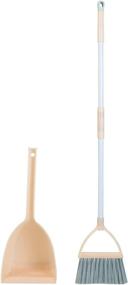 img 3 attached to 🧹 Xifando Mini Broom with Dustpan: A Pinkish Little Housekeeping Helper Set for Kids (Extended Sized)