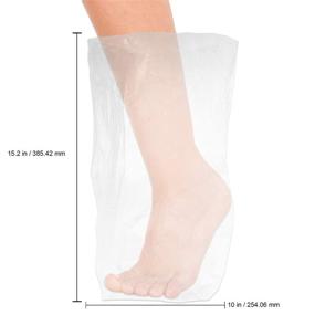 img 3 attached to 💯 100 Counts - Pana Genuine Paraffin Wax Thermal Mitt Bath Liners for Hand or Foot: Ideal for Professional and Personal Use, 15 x 10 Inches