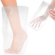 💯 100 counts - pana genuine paraffin wax thermal mitt bath liners for hand or foot: ideal for professional and personal use, 15 x 10 inches logo