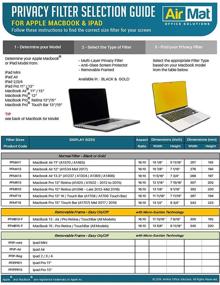 img 1 attached to 📱 AirMat Съемный фильтр для конфиденциальности iPad Mini 4/5 - Премиумный антибликовый защитник с защитой данных - Простой снять/поставить дизайн - Установка без использования ленты