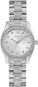 img 4 attached to Caravelle Bulova Womens Quartz Stainless Women's Watches and Wrist Watches