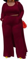 👗 stylish plus size women's sweatsuit for jumpsuits, rompers & overalls - latest collection of women's clothing logo