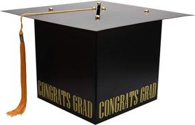 img 4 attached to 🎓 Original Graduation Cap Shaped Card Box with Real Tassel | MerryJoyParty Graduation Card Holder for Graduation Party Supplies