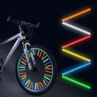 🚲 improve visibility and safety with zhcccjboy bicycle wheel spoke reflector - set of 72pcs! logo