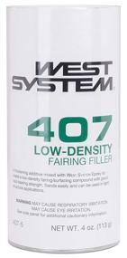 img 1 attached to 🔧 West System 407-5 Low Density Filler 4 oz: Perfect for Lightweight and Strong Repairs