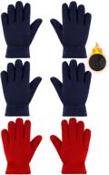 🧥 fleece fingers outdoors: boys' accessories for cold weather activities logo