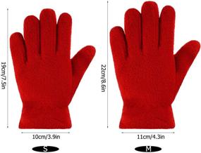 img 3 attached to 🧥 Fleece Fingers Outdoors: Boys' Accessories for Cold Weather Activities