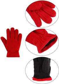 img 2 attached to 🧥 Fleece Fingers Outdoors: Boys' Accessories for Cold Weather Activities