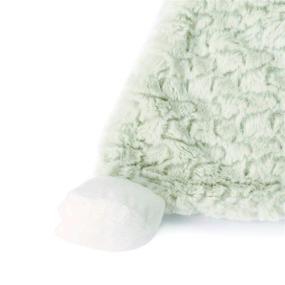 img 1 attached to DEMDACO Arnie Alligator Infant Plush Rattle Blanket in Mint Green