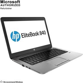 img 2 attached to 💻 Renewed HP EliteBook 840 G1 14-inch HD Business Laptop Ultrabook, Intel Core i5-4300U 1.9 GHz Processor, 8GB RAM, 128GB SSD, USB 3.0, VGA, WiFi, RJ45, Windows 10 Professional