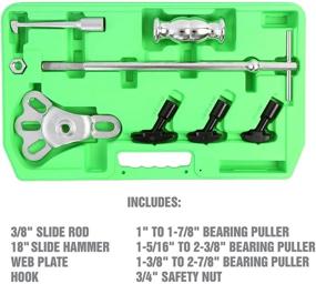 img 3 attached to 🛠️ OEMTOOLS 27202 Rear Axle Puller Set - Powerfully Extracts Rear Axle & Bearings for Easy Replacement & Repair - Enhanced Slide-Hammer Mechanism Delivers Exceptional Pulling Force - Ideal for Challenging Situations - Includes Instructions & Carrying Case