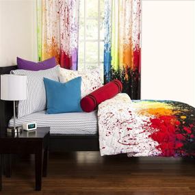 img 3 attached to 🌈 Crayola Cosmic Burst Full/Queen Comforter Set by SIS Covers - Superb Style and Supreme Comfort