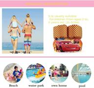 🏊 conhenci kids swim vest with shoulder harness and arm wings for 30-50 pounds boys and girls, designed for 2-7 years old babies and children, ideal for sea, beach, and pool activities логотип