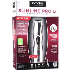 img 1 attached to 🔌 Andis Slimline Pro Li Cordless T-Blade Trimmer - Enhanced by BeauWis Blade Brush for Optimal Performance