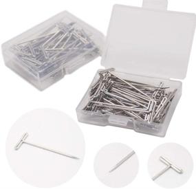 img 3 attached to LAMXD Knit Blockers & Pin Kit: Set of 25 Combs for Blocking Knitting, Crochet, Lace or Needlework Projects – Includes Extra 100 T-pins and Compatible with Blocking Mats for Knitting Mat