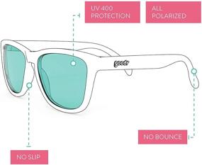 img 1 attached to Enhance Your Vision with Goodr OG Sunglasses Bounce Polarized - The Perfect Blend of Style and Function