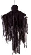 👻 best halloween hanging decorations: joyin 5 ft dark hanging grim reaper, ghost in black horror robe with faceless design logo