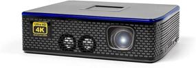img 1 attached to AAXA 4K1 LED Home Theater Projector: Immersive 4K UHD Resolution, Long-lasting LEDs, Compact & Portable, Dual HDMI, 1500 Lumens