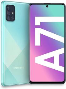 img 3 attached to Get Unlocked Samsung Galaxy A71 A715F Dual SIM LTE for International Use - 128GB Prism Crush Blue - No US Warranty