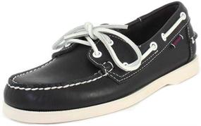 img 4 attached to 👞 Sebago Docksides Navy Men's Shoes in Size 12