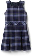 lands end custom classic girls' uniform dresses logo