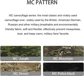 img 1 attached to 🏔️ Multi-Functional Military Camo Face Mask Bandana Balaclava: Tactical Training Essential for Men and Women in Cycling, Skiing, Hunting, and More!