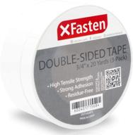 xfasten double removable 4 inch 20 yards logo