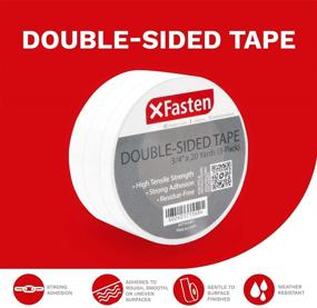 img 3 attached to XFasten Double Removable 4 Inch 20 Yards