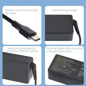 img 2 attached to Syfrufo 65W USB C Type C Laptop Charger for Lenovo Chromebook C330 S330 100e 300e 500e ThinkPad X380 T480 T580 E480 E580 IdeaPad Yoga 910 920 C630 C930 C940 S940 730