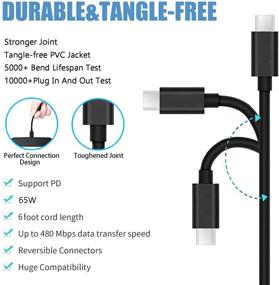 img 3 attached to Syfrufo 65W USB C Type C Laptop Charger for Lenovo Chromebook C330 S330 100e 300e 500e ThinkPad X380 T480 T580 E480 E580 IdeaPad Yoga 910 920 C630 C930 C940 S940 730