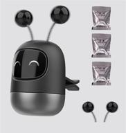 🤖 cute robot car vent freshener: swing tentacle design, faint fragrance - ideal for vehicles logo