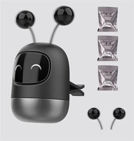 img 4 attached to 🤖 Cute Robot Car Vent Freshener: Swing Tentacle Design, Faint Fragrance - Ideal for Vehicles