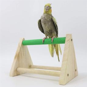 img 1 attached to YINGGE Playstand Игровая площадка Lovebirds Cockatiels