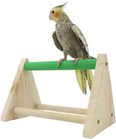 img 4 attached to YINGGE Playstand Игровая площадка Lovebirds Cockatiels