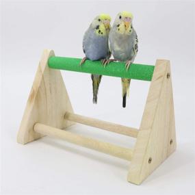 img 2 attached to YINGGE Playstand Игровая площадка Lovebirds Cockatiels