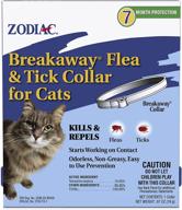 🐈 zodiac 13-inch breakaway flea and tick collar for cats логотип