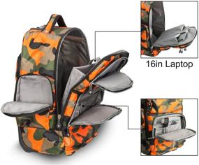 img 2 attached to HollyHOME Waterproof Backpack Students Camouflage