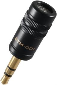 img 4 attached to 🎤 Enhanced EDUTIGE ETM-001 Omnidirectional 3.5mm 3-Pole(TRS) Microphone: Ideal for GoPro, DSLR, Mirrorless Cameras, or Digital Audio Recorders