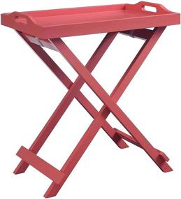 img 4 attached to Convenience Concepts Designs2Go Folding Table Furniture in Game & Recreation Room Furniture