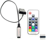 🌈 rgb fan lighting controller, 5v 3-pin/12v 4-pin computer equipment wire control/remote with on/off switch and brightness adjustment логотип