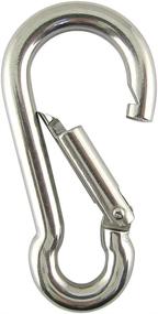 img 2 attached to Versatile Proteus Stainless Steel Snap Hook: Ideal for Keyrings, 🔗 Chains, Camping, Diving, Traveling, Hiking, Dog Leashes, Backpacks (Pack of 5)