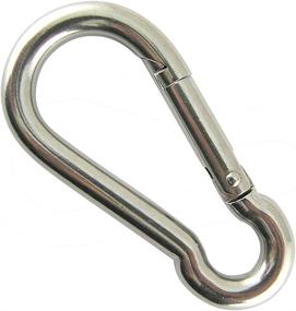 img 3 attached to Versatile Proteus Stainless Steel Snap Hook: Ideal for Keyrings, 🔗 Chains, Camping, Diving, Traveling, Hiking, Dog Leashes, Backpacks (Pack of 5)